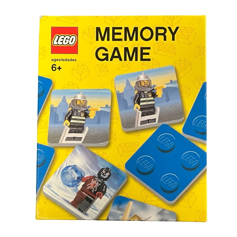 LEGO Memory Game 2006 Minifigure Matching Tile Game Ages 6+ LIKE NEW